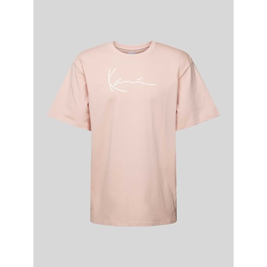 T-shirt z nadrukiem z logo model ‘Signature’ ze sklepu Peek&Cloppenburg  w kategorii T-shirty męskie - zdjęcie 173478758