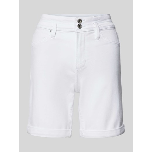 Szorty jeansowe o kroju regular fit ze szlufkami na pasek ze sklepu Peek&Cloppenburg  w kategorii Szorty - zdjęcie 173478779