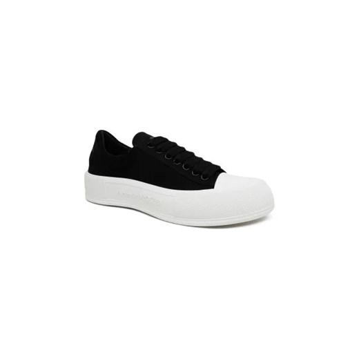 Alexander McQueen Trampki Deck Plimsoll | z dodatkiem skóry 45 okazja Gomez Fashion Store