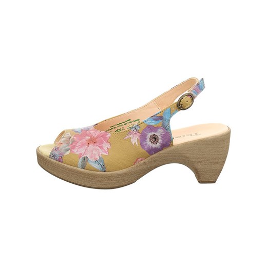 Think! Skórzane sandały w kolorze żółtym ze sklepu Limango Polska w kategorii Czółenka - zdjęcie 173479618