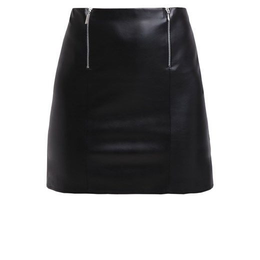 New Look Spódnica mini black zalando  abstrakcyjne wzory