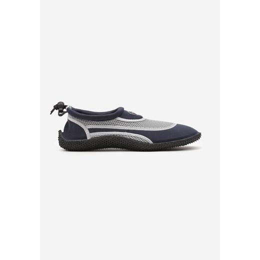 Granatowo-Szare Buty Sportowe z Siateczki z Elastyczną Podeszwą Camagia ze sklepu born2be.pl w kategorii Buty sportowe męskie - zdjęcie 173498976