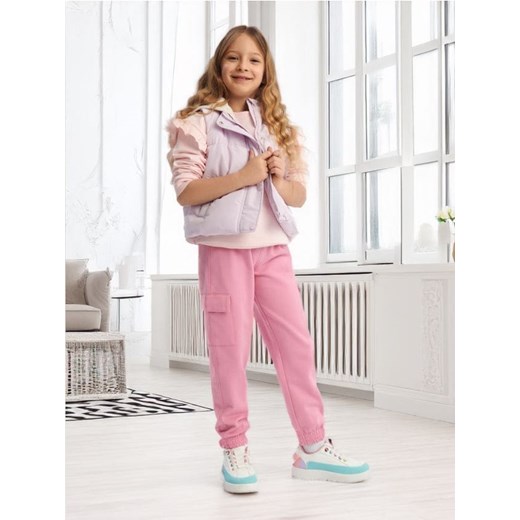 Sinsay - Spodnie dresowe - różowy ze sklepu Sinsay w kategorii Spodnie dziewczęce - zdjęcie 173499285