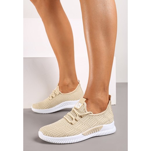 Beżowe Buty Sportowe Westtide ze sklepu born2be.pl w kategorii Buty sportowe damskie - zdjęcie 173500469