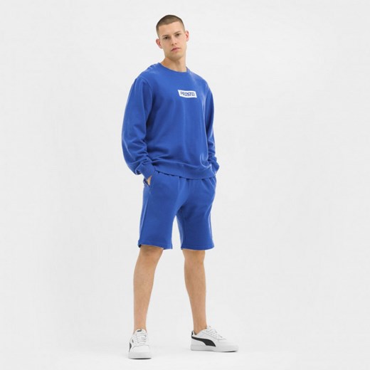 Męskie spodenki dresowe Prosto Baz - niebieskie XL wyprzedaż Sportstylestory.com