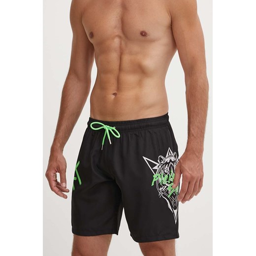 PLEIN SPORT szorty kąpielowe kolor czarny PS24MBL03 Plein Sport M ANSWEAR.com