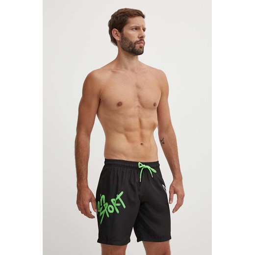 PLEIN SPORT szorty kąpielowe kolor czarny PS24MBL03 Plein Sport XL ANSWEAR.com
