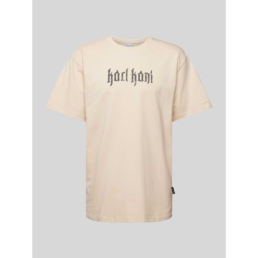 T-shirt z nadrukiem z logo model ‘Signature’ ze sklepu Peek&Cloppenburg  w kategorii T-shirty męskie - zdjęcie 173504108