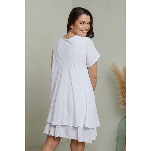 Curvy Lady Sukienka w kolorze białym Curvy Lady 48/50 okazja Limango Polska