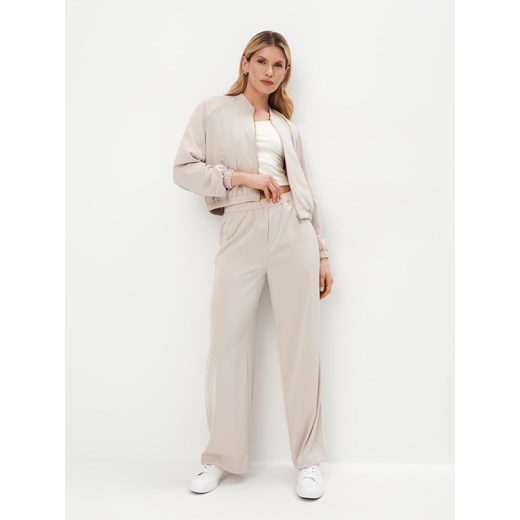 Mohito - Szerokie spodnie - beżowy Mohito 38 Mohito