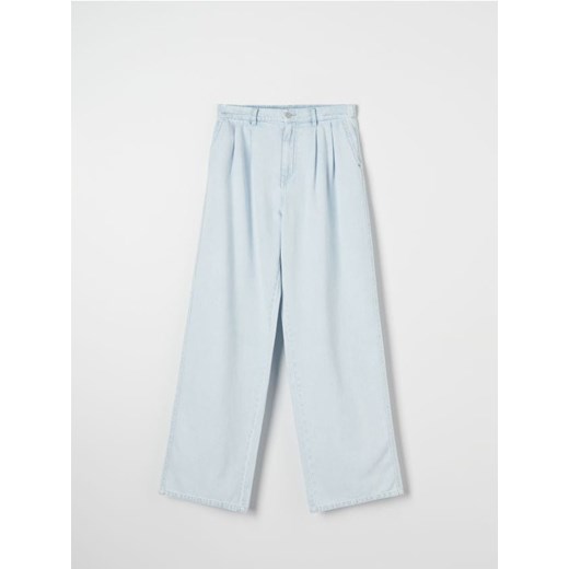 Sinsay - Jeansy baggy fit - niebieski Sinsay 40 Sinsay