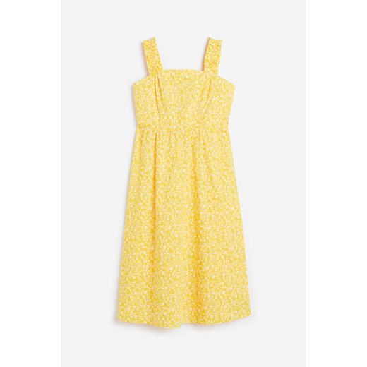 H & M - Wzorzysta sukienka - Żółty ze sklepu H&M w kategorii Sukienki - zdjęcie 173507326