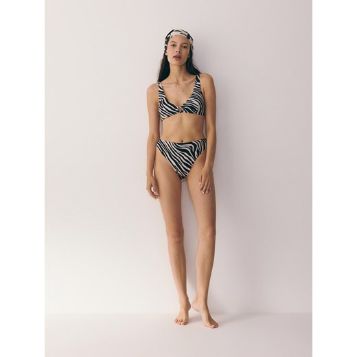 Reserved - Dół od bikini - kremowy Reserved XS Reserved
