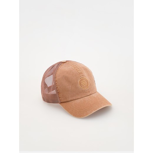Reserved - Bawełniana czapka z daszkiem - miedziany ze sklepu Reserved w kategorii Czapki dziecięce - zdjęcie 173510828