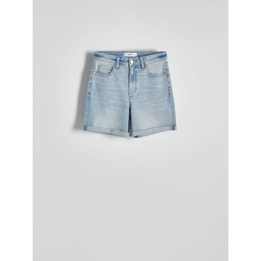Reserved - Szorty jeansowe - niebieski ze sklepu Reserved w kategorii Szorty - zdjęcie 173511238