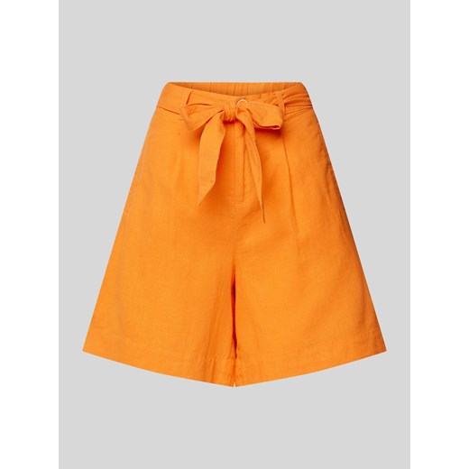 Szorty z materiałowym paskiem ze sklepu Peek&Cloppenburg  w kategorii Szorty - zdjęcie 173513768