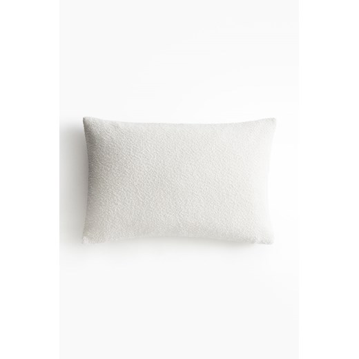 H & M - Poszewka na poduszkę z bouclé - Biały ze sklepu H&M w kategorii Poszewki na poduszki - zdjęcie 173514428