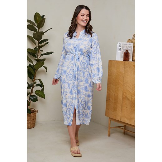 Curvy Lady Sukienka w kolorze błękitnym Curvy Lady 40/42 wyprzedaż Limango Polska