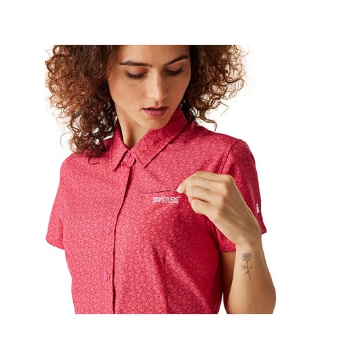 Regatta Koszula funkcyjna &quot;Travel Packaway&quot; w kolorze różowym Regatta 38 okazyjna cena Limango Polska