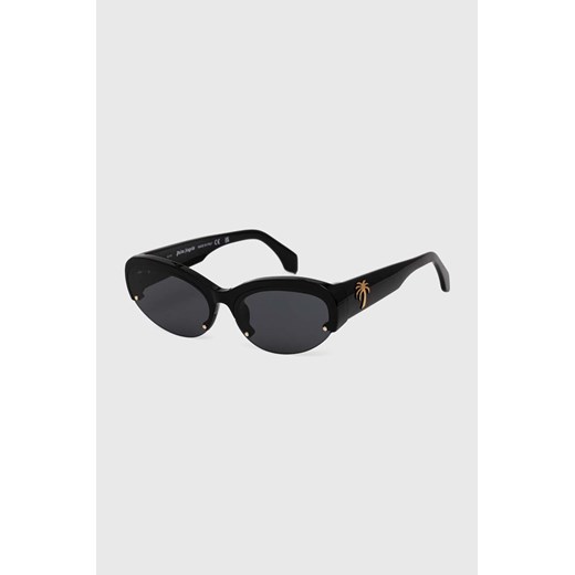 Palm Angels okulary przeciwsłoneczne kolor czarny PERI054_621007 ze sklepu ANSWEAR.com w kategorii Okulary przeciwsłoneczne damskie - zdjęcie 173520408