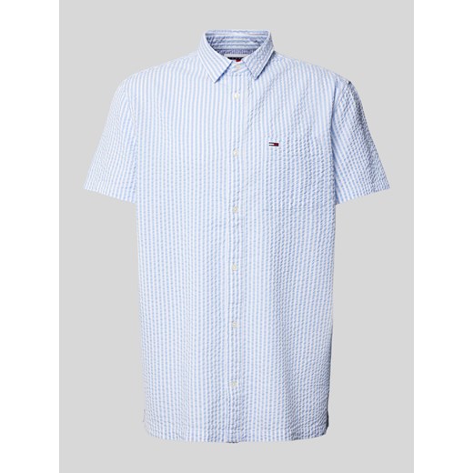 Koszula casualowa o kroju regular fit z wyhaftowanym logo ze sklepu Peek&Cloppenburg  w kategorii Koszule męskie - zdjęcie 173521885