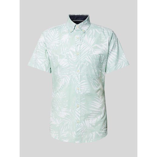 Koszula casualowa o kroju slim fit z kołnierzykiem typu button down ze sklepu Peek&Cloppenburg  w kategorii Koszule męskie - zdjęcie 173521917