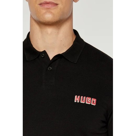 T-shirt męski Hugo Boss czarny z krótkim rękawem