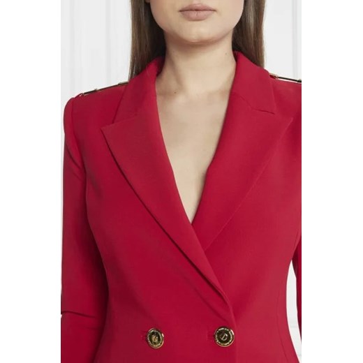 Sukienka Elisabetta Franchi czerwona casualowa z dekoltem w literę v mini 