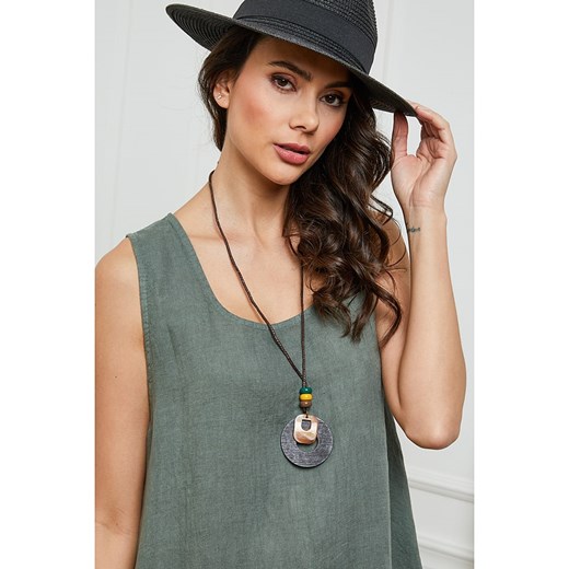 Sukienka Fleur De Lin z okrągłym dekoltem na ramiączkach 