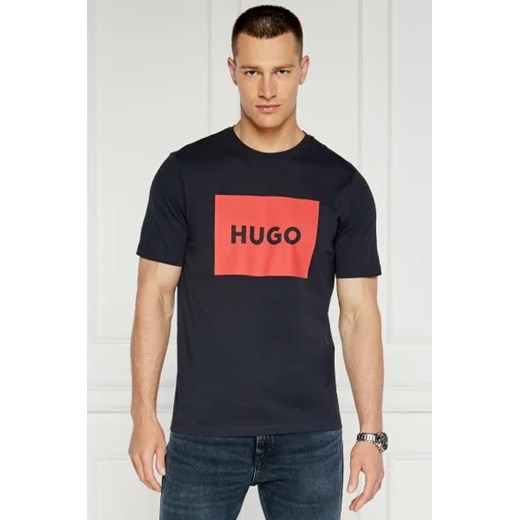 HUGO T-shirt Dulive222 | Regular Fit ze sklepu Gomez Fashion Store w kategorii T-shirty męskie - zdjęcie 173527768