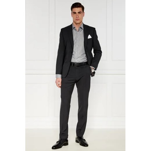 BOSS BLACK Wełniane spodnie H-Lenon-MM-224 | Regular Fit 52 Gomez Fashion Store