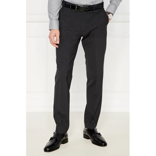 BOSS BLACK Wełniane spodnie H-Lenon-MM-224 | Regular Fit ze sklepu Gomez Fashion Store w kategorii Spodnie męskie - zdjęcie 173527797