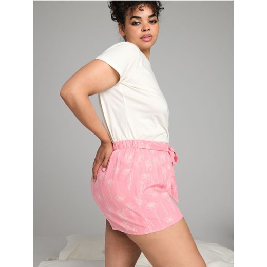 Sinsay - Szorty piżamowe - różowy ze sklepu Sinsay w kategorii Piżamy damskie - zdjęcie 173528239