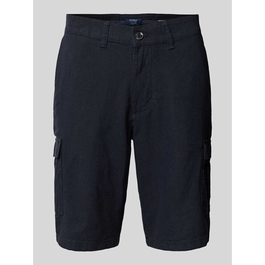 Bermudy o kroju regular fit z kieszeniami cargo model ‘FILE’ ze sklepu Peek&Cloppenburg  w kategorii Spodenki męskie - zdjęcie 173532549
