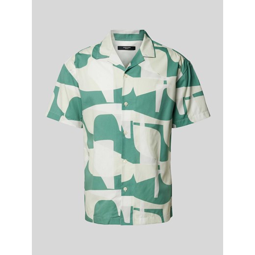 Koszula casualowa o kroju slim fit z kołnierzem z połami model ‘BLACARNABY’ ze sklepu Peek&Cloppenburg  w kategorii Koszule męskie - zdjęcie 173532567