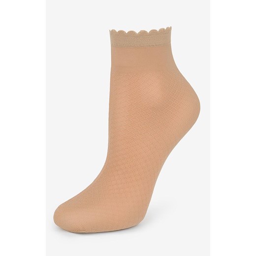 Marilyn skarpetki damskie rajstopowe beżowe C22 20 DEN, Kolor beżowy, Rozmiar 36-40, Marilyn ze sklepu Intymna w kategorii Skarpetki damskie - zdjęcie 173534117