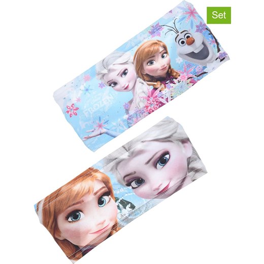 Disney Frozen Opaski (2 szt.) &quot;Kraina lodu&quot; w kolorze błękitnym ze wzorem do włosów ze sklepu Limango Polska w kategorii Opaski dziecięce - zdjęcie 173535599