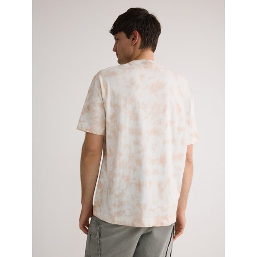 T-shirt męski Reserved z krótkim rękawem szary bawełniany