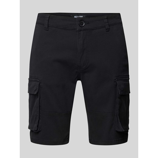 Szorty cargo o kroju regular fit ze szlufkami na pasek model ‘CAM’ ze sklepu Peek&Cloppenburg  w kategorii Spodenki męskie - zdjęcie 173537606