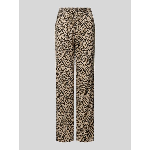 Spodnie materiałowe z kwiatowym wzorem model ‘NYA’ ze sklepu Peek&Cloppenburg  w kategorii Spodnie damskie - zdjęcie 173539717