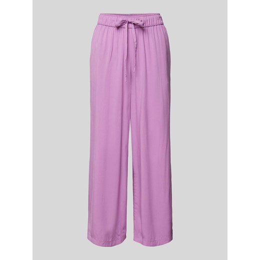 Kuloty o kroju regular fit z elastycznym pasem ze sklepu Peek&Cloppenburg  w kategorii Spodnie damskie - zdjęcie 173539778