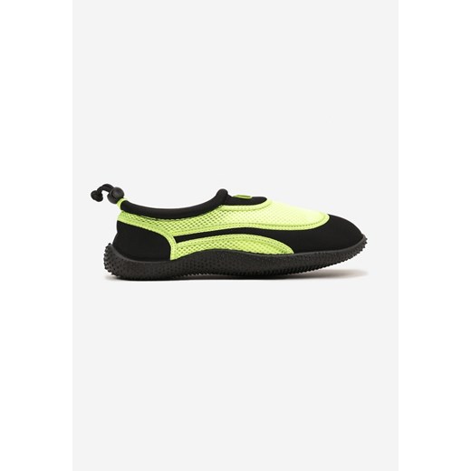 Czarno-Zielone Płaskie Buty Sportowe do Wody Renelsea ze sklepu born2be.pl w kategorii Buty sportowe męskie - zdjęcie 173541369