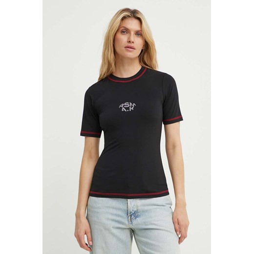 Résumé t-shirt EstelleRS damski kolor czarny 23101262 ze sklepu ANSWEAR.com w kategorii Bluzki damskie - zdjęcie 173543088