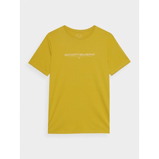 T-shirt męski 4F z krótkimi rękawami bawełniany w stylu młodzieżowym