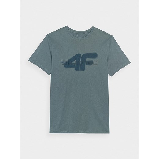 4F Koszulka w kolorze khaki ze sklepu Limango Polska w kategorii T-shirty męskie - zdjęcie 173544877