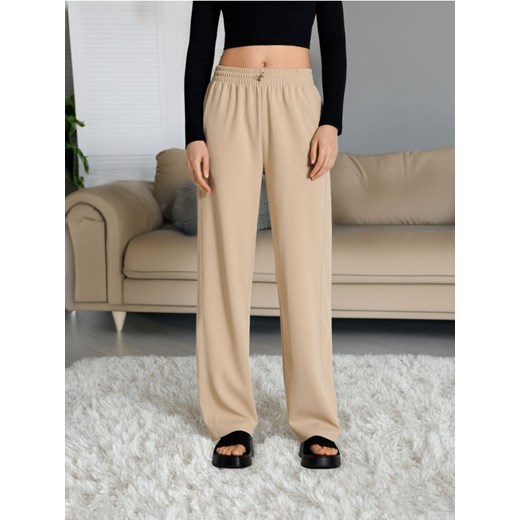 Sinsay - Spodnie - beżowy ze sklepu Sinsay w kategorii Spodnie damskie - zdjęcie 173547028