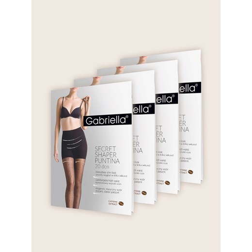 Zestaw 4 sztuk rajstop Secret Shaper Puntina ze sklepu GABRIELLA w kategorii Rajstopy - zdjęcie 173548638