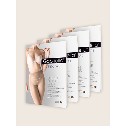 Zestaw 4 sztuk rajstop Secret Shaper 20den ze sklepu GABRIELLA w kategorii Rajstopy - zdjęcie 173548639