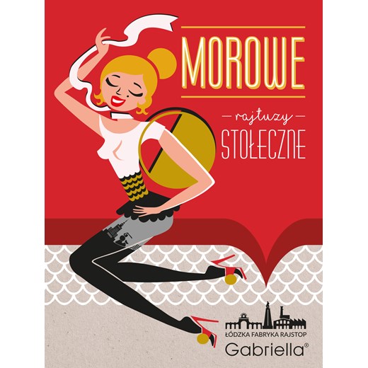 Morowe - Rajtuzy Stołeczne ze sklepu GABRIELLA w kategorii Rajstopy - zdjęcie 173548778