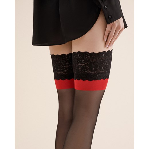 Pończochy samonośne Victoria ze sklepu GABRIELLA w kategorii Pończochy - zdjęcie 173548799